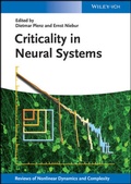 Cover: Criticality in Neural Systems - Wiley-VCH