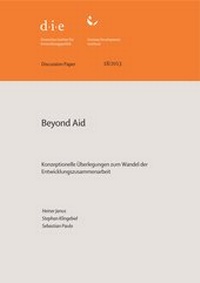 Enlarge image Cover: Beyond Aid - German Institute of Development and Sustainability (IDOS) gGmbH