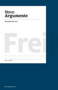 Enlarge image Cover: NovoArgumente - Alexander Horn Publikationen