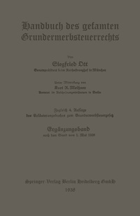 Abbildung von: Handbuch des gesamten Grunderwerbsteuerrechts - J.F. Bergmann-Verlag