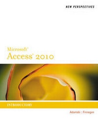Abbildung von: New Perspectives on Microsoft Access 2010, Introductory - Cengage Learning, Inc