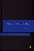 Cover: Sociolinguistics - SAGE Publications Ltd