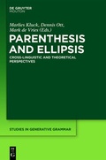 Cover: Parenthesis and Ellipsis - De Gruyter Mouton