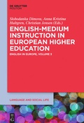 Cover: English-Medium Instruction in European Higher Education - De Gruyter Mouton