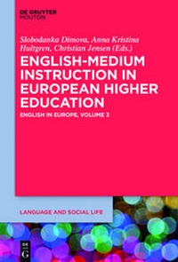Abbildung von: English in Europe / English-Medium Instruction in European Higher Education - De Gruyter Mouton