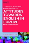 Cover: English in Europe / Attitudes towards English in Europe - De Gruyter Mouton