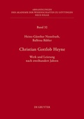 Cover: Christian Gottlob Heyne - De Gruyter Akademie Forschung