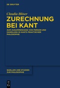 Cover: Zurechnung bei Kant - De Gruyter