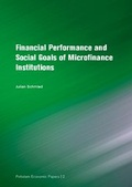 Cover: Financial performance and social goals of microfinance institutions - Universit&auml;tsverlag Potsdam