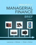 Cover: Principles of Managerial Finance, Brief Plus New Mylab Finance with Pearson Etext -- Access Card Package - Pearson