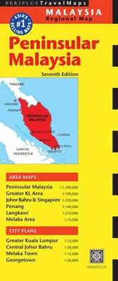 Abbildung von: Peninsular Malaysia Travel Map - Tuttle Publishing