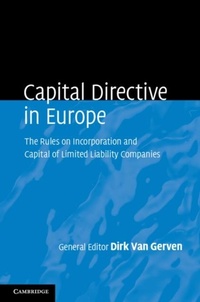 Abbildung von: Capital Directive in Europe - Cambridge University Press