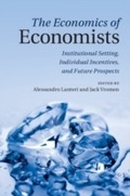 Cover: The Economics of Economists - Cambridge University Press