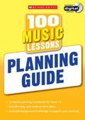 Cover: 100 Music Lessons: Planning Guide - Scholastic