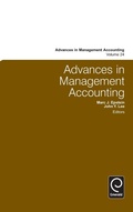 Cover: Advances in Management Accounting - Emerald Group Publishing Limited