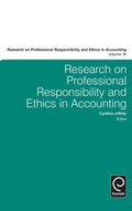 Cover: Research on Professional Responsibility and Ethics in Accounting - Emerald Group Publishing Limited