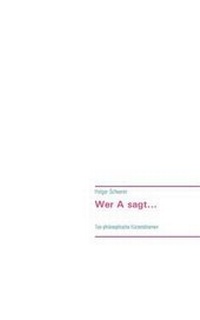 Enlarge image Cover: Wer a Sagt... - Books on Demand