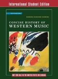 Cover: Concise History of Western Music - WW Norton & Co