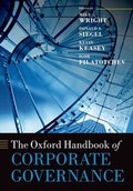 Cover: The Oxford Handbook of Corporate Governance - Oxford University Press