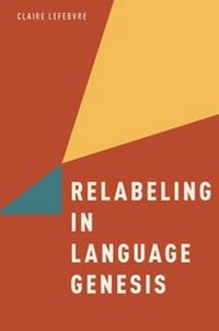 Abbildung von: Relabeling in Language Genesis - Oxford University Press Inc