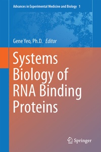 Abbildung von: Systems Biology of RNA Binding Proteins - Springer