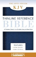 Cover: KJV Thinline Reference Bible Midnight Blue - Hendrickson Publishers Inc