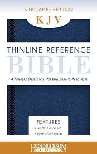Enlarge image Cover: KJV Thinline Reference Bible Midnight Blue - Hendrickson Publishers Inc
