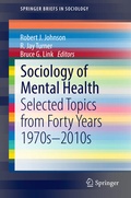 Cover: Sociology of Mental Health - Springer