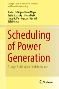 Enlarge image Cover: Scheduling of Power Generation - Springer