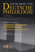 Cover: vnuornemliche alde vocabulen - gute, brauchbare w&ouml;rter - Erich Schmidt Verlag