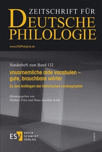 Abbildung von: vnuornemliche alde vocabulen - gute, brauchbare wörter - Erich Schmidt Verlag