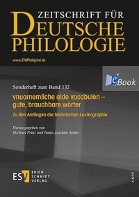 Abbildung von: vnuornemliche alde vocabulen - gute, brauchbare wörter - Erich Schmidt Verlag
