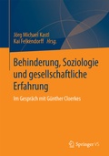 Cover: Behinderung, Soziologie und gesellschaftliche Erfahrung - Springer VS