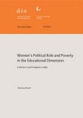Cover: Women's political role and poverty in the educational dimension - German Institute of Development and Sustainability (IDOS) gGmbH