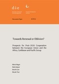 Cover: Towards renewal or oblivion? - German Institute of Development and Sustainability (IDOS) gGmbH