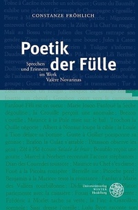 Enlarge image Cover: Poetik der Fülle - Universitätsverlag Winter