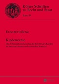 Cover: Kinderrechte - Peter Lang Verlag