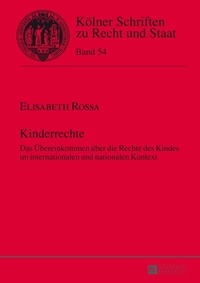 Abbildung von: Kinderrechte - Peter Lang Verlag
