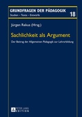 Cover: Sachlichkeit als Argument - Peter Lang Verlag