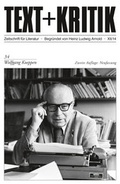 Cover: Wolfgang Koeppen - edition text + kritik