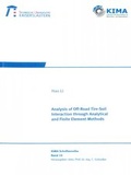 Cover: Analysis of off-road tire-soil interaction through analytical and finite element methods - RPTU Rheinland-Pf&auml;lzische Technische Universit&auml;t Kaiserslautern Landau