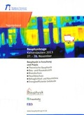 Cover: Bauphysiktage Kaiserslautern 2013 - RPTU Rheinland-Pf&auml;lzische Technische Universit&auml;t Kaiserslautern Landau