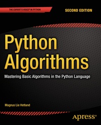 Enlarge image Cover: Python Algorithms - APress