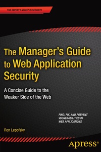 Abbildung von: The Manager's Guide to Web Application Security - Apress