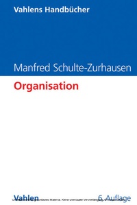 Abbildung von: Organisation - Vahlen