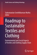 Cover: Roadmap to Sustainable Textiles and Clothing - Springer