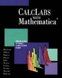 Enlarge image Cover: Calclabs with Mathematica - Brooks/Cole