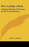 Cover: How to Judge a Book - Kessinger Publishing