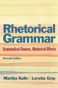 Cover: Rhetorical Grammar - Longman Publishing Group