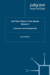 Enlarge image Cover: Unit Root Tests in Time Series Volume 2 - Palgrave Macmillan
